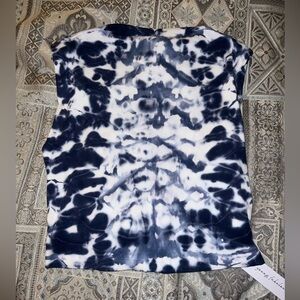 Young, fabulous & broke boat neck tye dye tank top